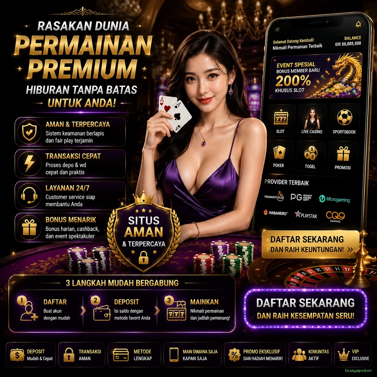 Ikon aplikasi buayapoker resmi